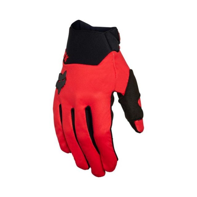 Guantes Fox Defend Wind Off-Road Rojo Fluor