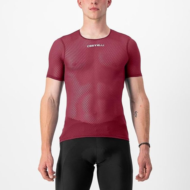 Camiseta interior Castelli Pro Mesh 2 0 Burdeos