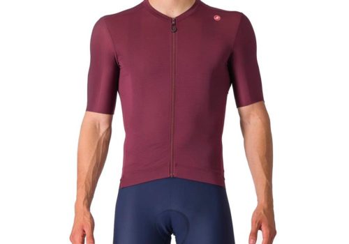 Maillot Castelli Espresso corto Burdeos osc