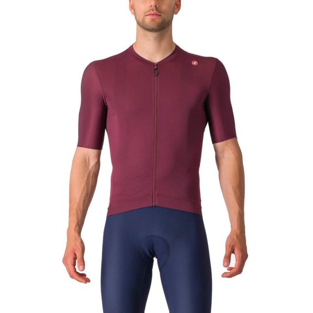 Maillot Castelli Espresso corto Burdeos osc