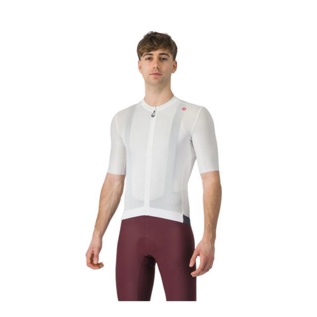 Maillot Castelli Espresso corto Blanco Marfil
