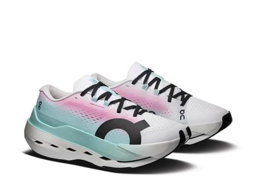 Zapatillas ON Cloudboom Max White/celeste